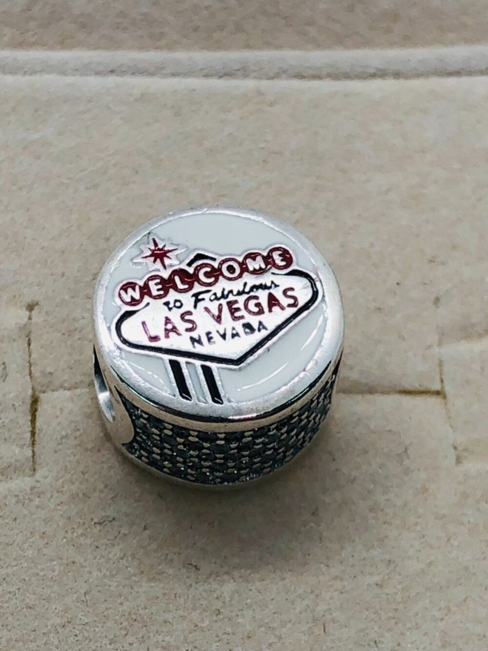 ✨🔥Pandora Welcome to Las Vegas Nevada Exclusive Bead Charm